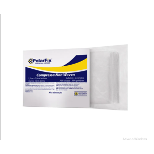 Compressa Gaze Esteril 7,5X7,5 11 Fios com 10un Europa Polar Fix