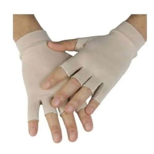 Luva Curta com Protecao UV Chocolate G New Form 81001