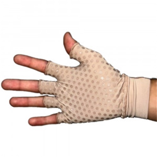 Luva Curta com Antiderrapante e Protecao UV Chocolate G New Form 81004