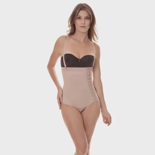 Cinta Calça Pos Cirurgica com Reforço Abdominal G Chocolate 60608 New Form