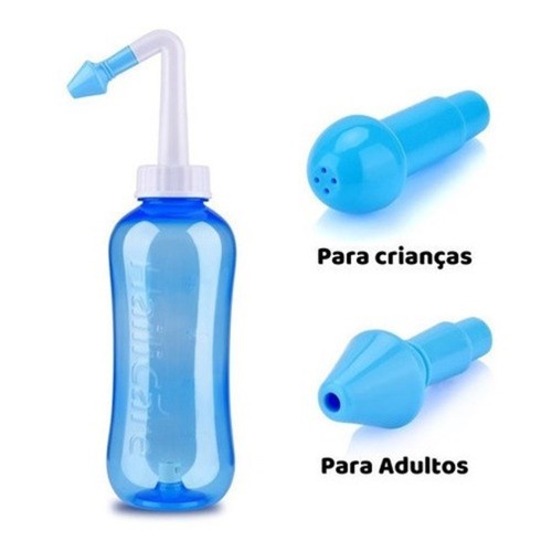 Limpador Nasal 300mL Tipo Almotolia Supermedy