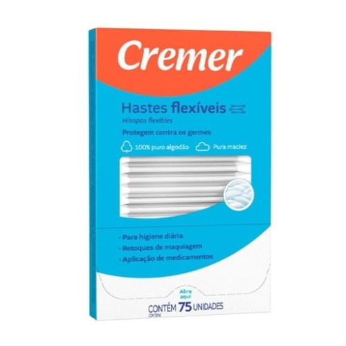 Hastes Cotonetes 75un Cremer