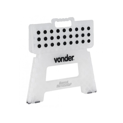 Banqueta Plastica Dobravel Branca 220mm Vonder