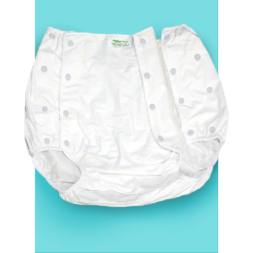 Calça Plastica Standard Com Botao (Branco) Tam GG 52/54 - Senior Care