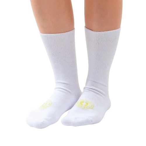 [SG750-BRC-G] Meia Ortopédica Extra Larga Para Edemas e Obesos - G - Branco - SG750
