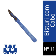 Cabo de Bisturi Descartavel com Lamina 11 Wiltex