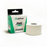 Bandagem Rigida Livre de Latex Aktive Rigid Tape 4 CM Branca