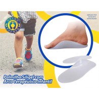 Palmilha Siligel c/ Arco Terapeutico Infantil 27/28 Ortho Pauher 8000I