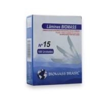 Lamina de Bisturi N.15 CX C/100un Biomass