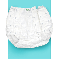 Calça Plastica Standard Com Botao (Branco) Tam GG 52/54 - Senior Care