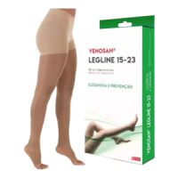 Meia de Compressao Venosan Legline Meia Calça 15-23 AT P Pe Aberto Olinda