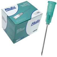 Agulha Desc. 25,00x8,0 - 1 unidade - Verde Claro Medix
