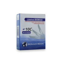 Lamina de Bisturi N.10 CX C/100un Biomass