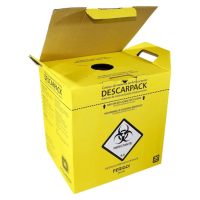 Caixa Coletora Residuos Perfurocortantes Descarpack 20L