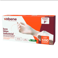 Luva Latex Prot Quimica Com Po Tam P 100un Vabene